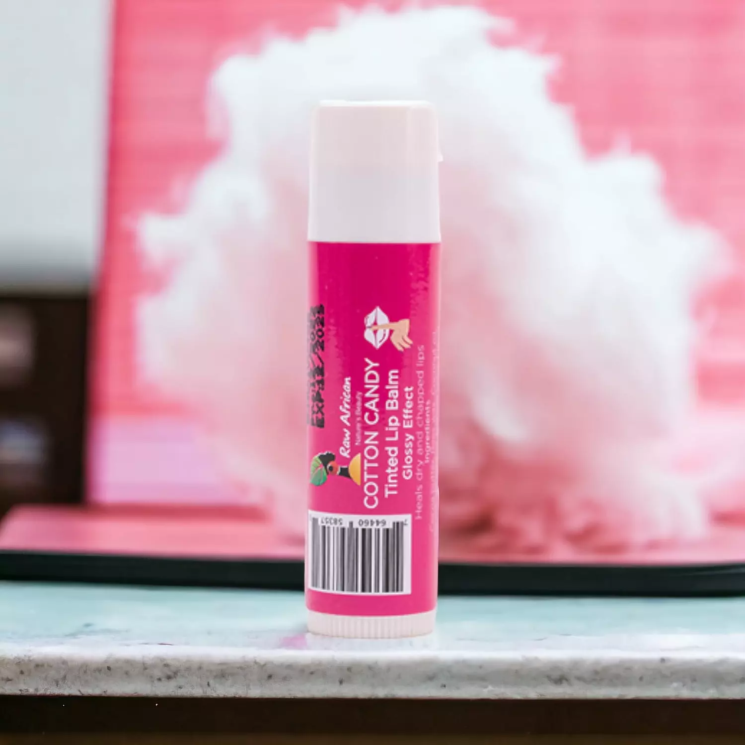 Raw African Lip Balm Cotton Candy hover image