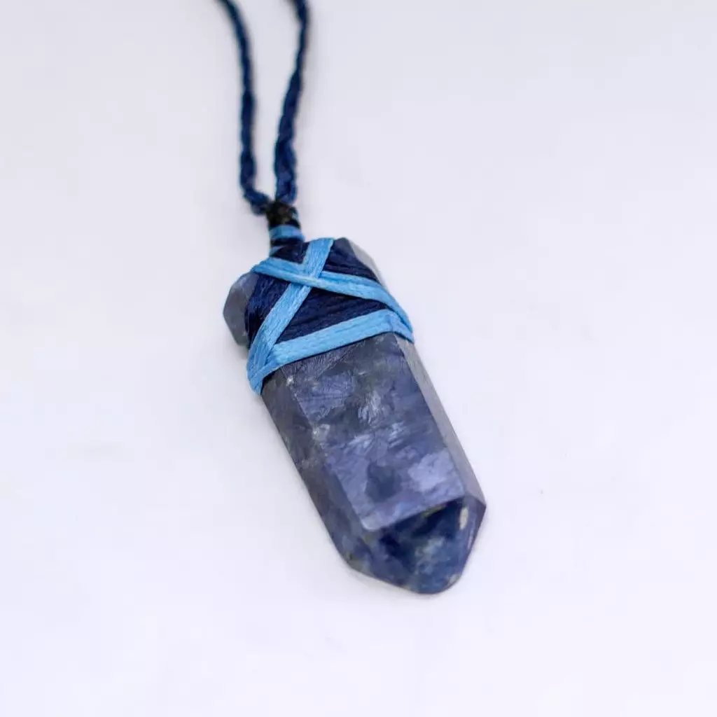 Blue Kyanite Toki Necklace