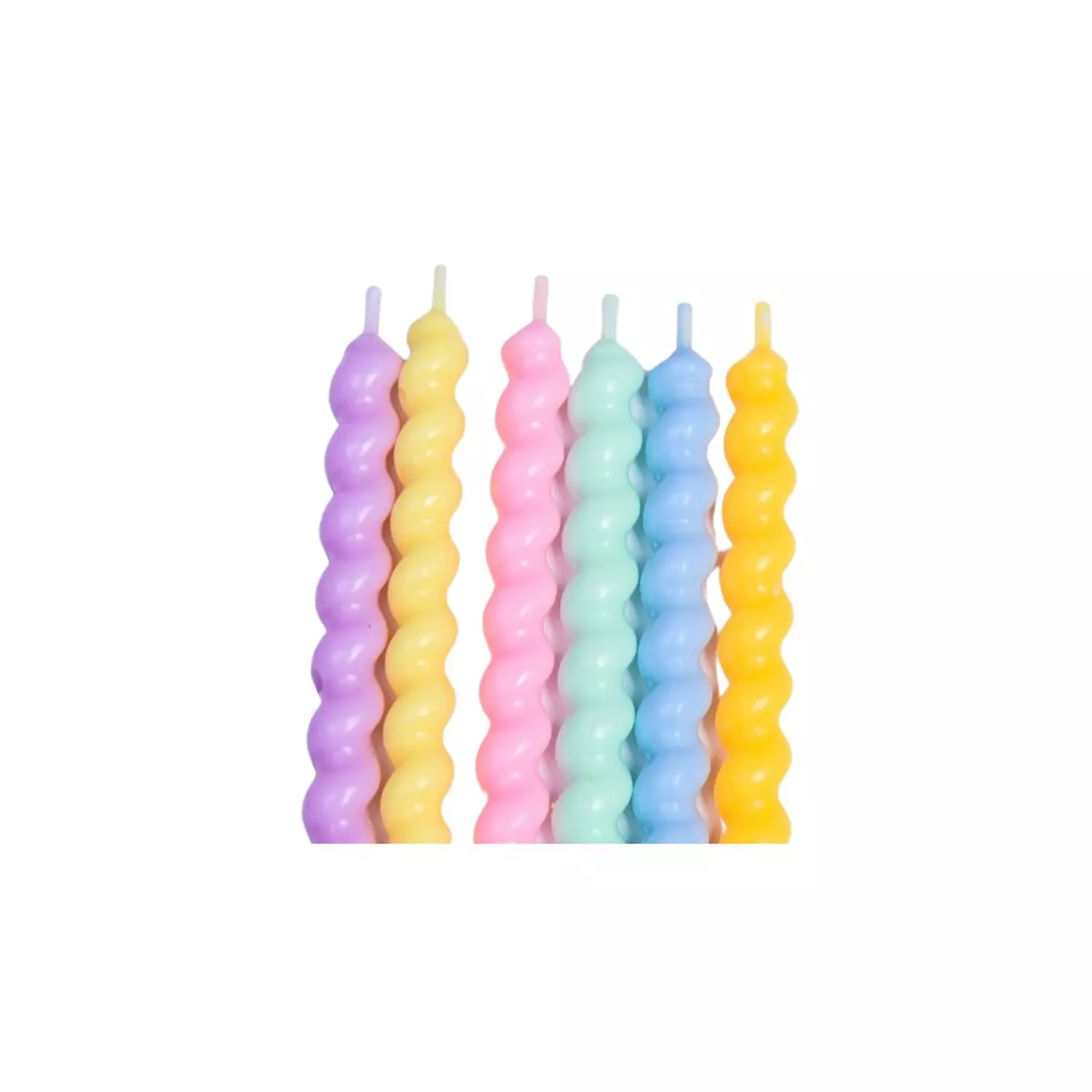 Pastel Waived Candle Set hover image