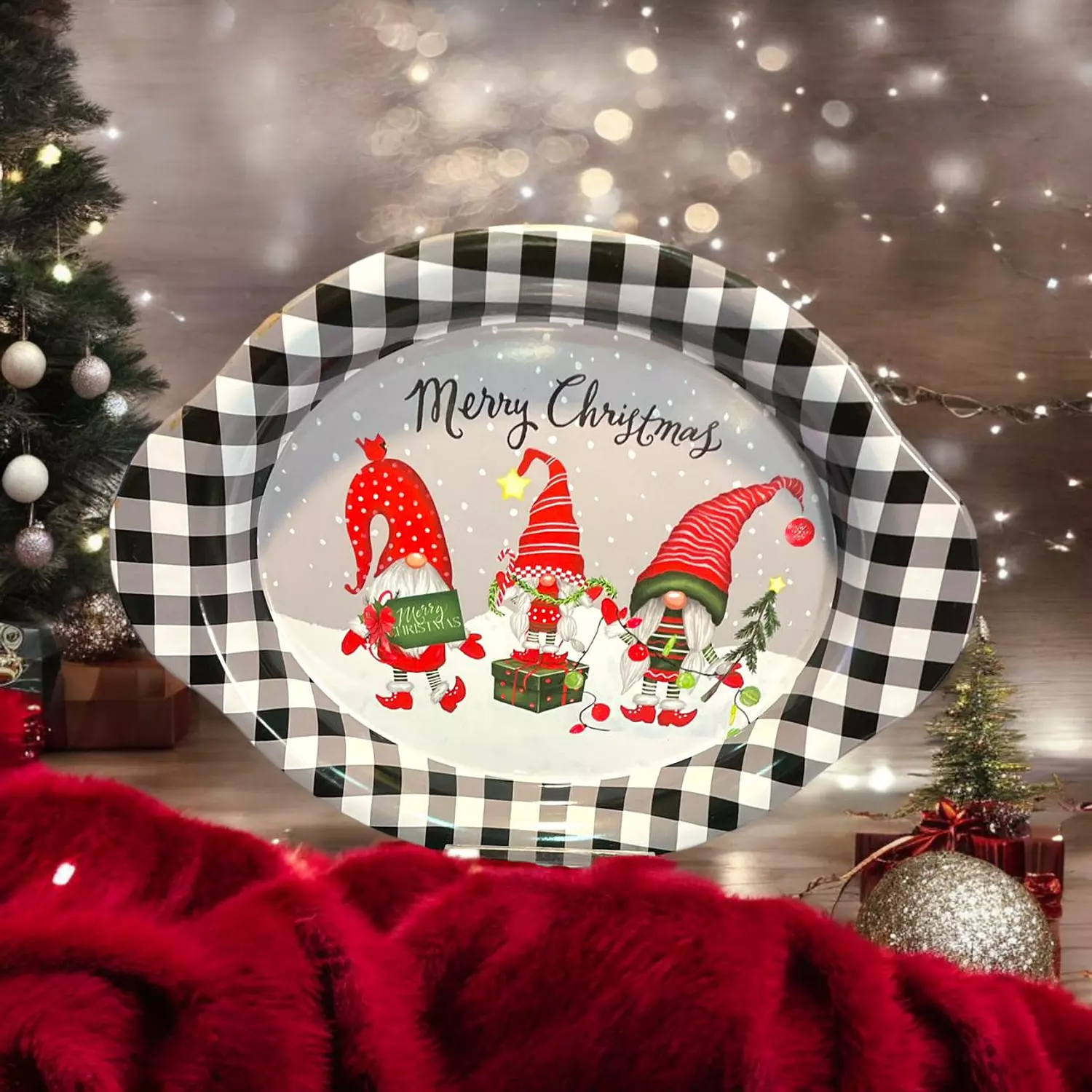 Christmas metal tray 1