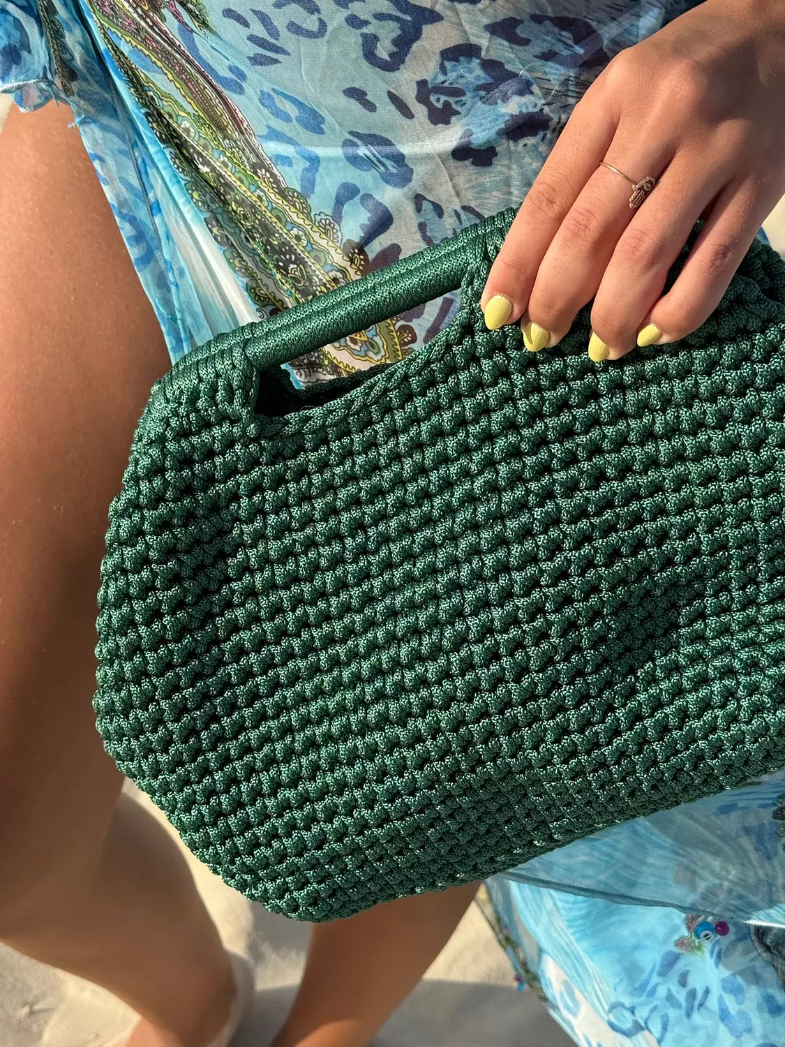 Knitted Clutch Bag hover image