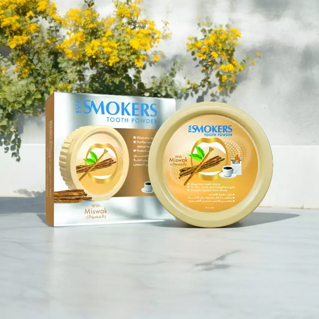 Eva Smokers Cleansing Tooth Powder With Miswak