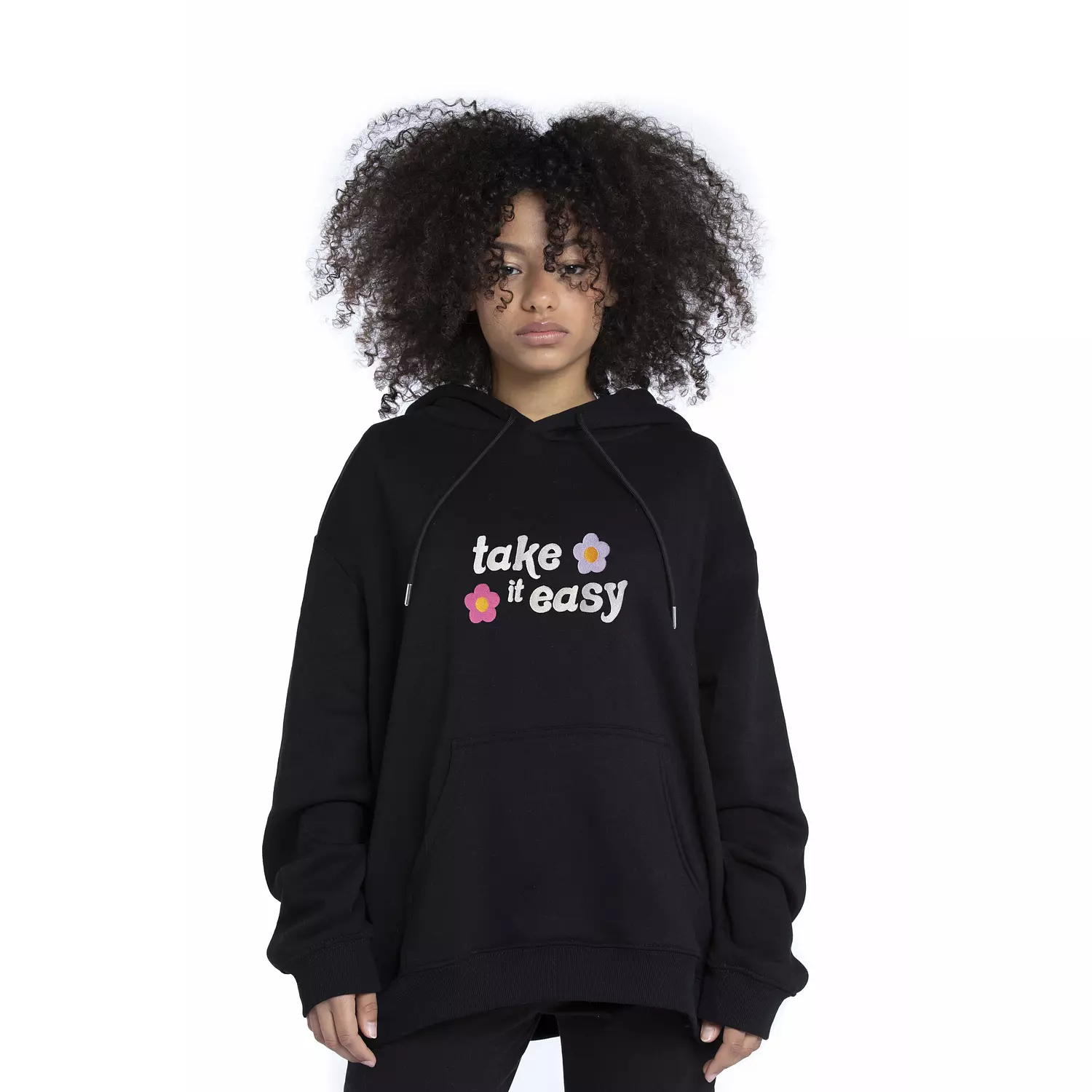 Ho Holland - Women Hoodie - Black ( Take it east ) hover image