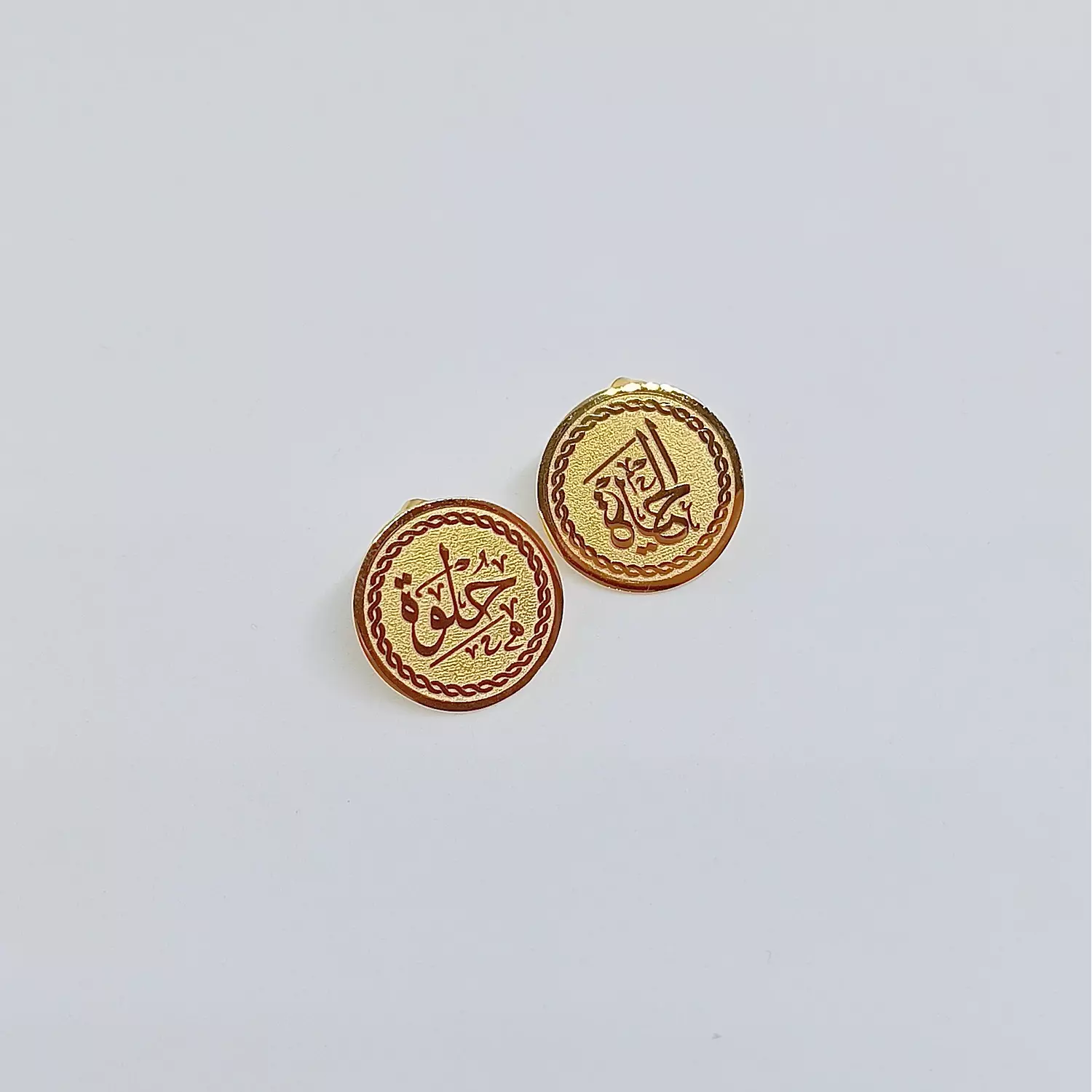 Life is good - Earing - Gold plated 21k hover image