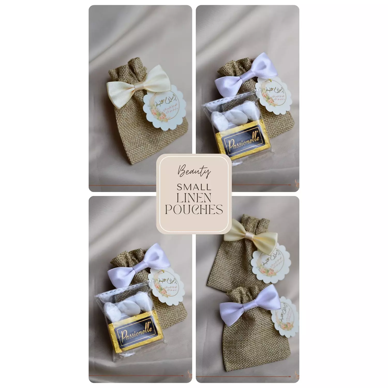 Wedding (Katbkitab)Small Linen Pouches  hover image