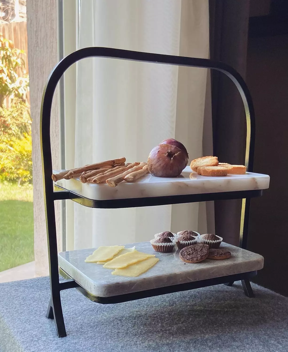 Two-Tier Serving Tray hover image