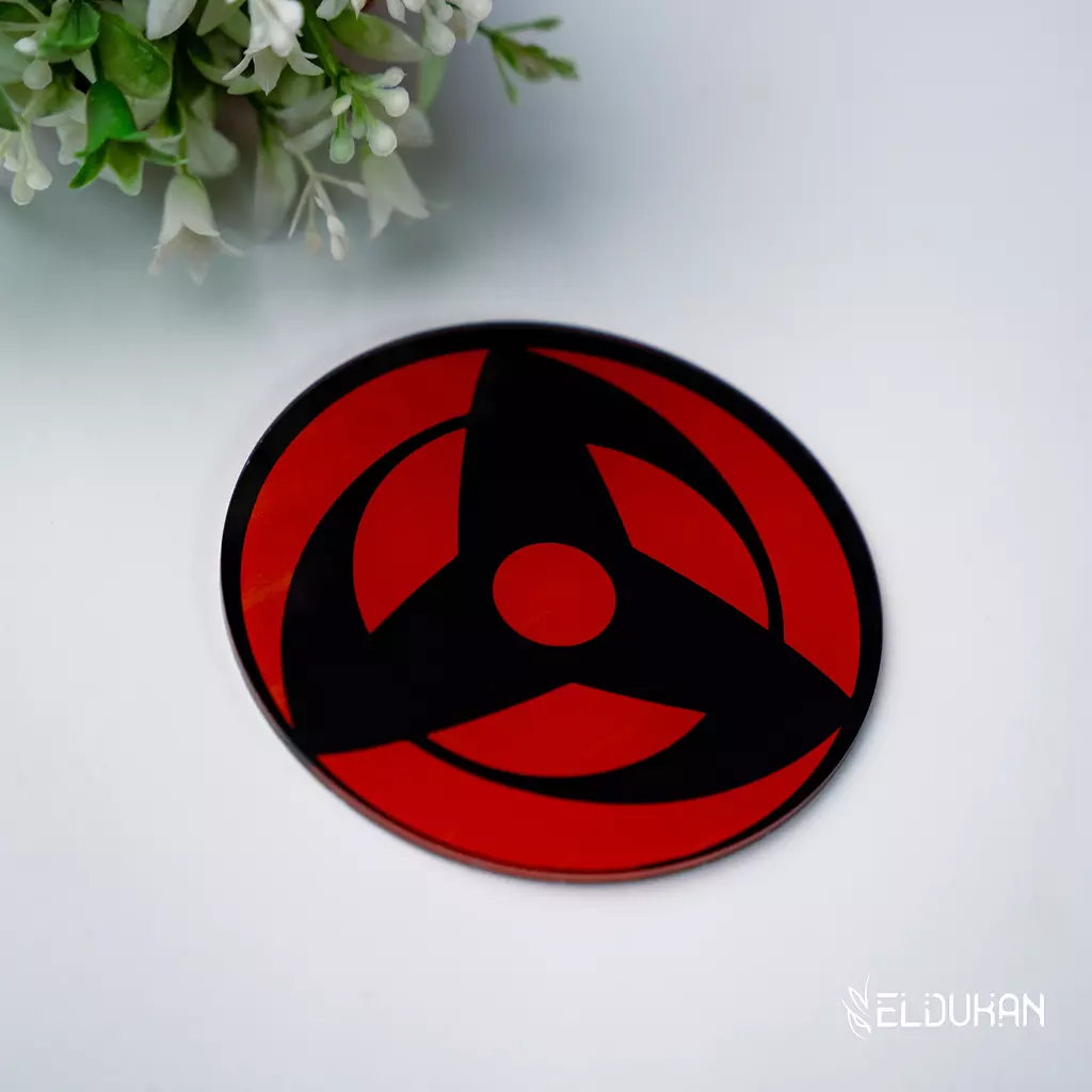 Sharingan acrylic coaster