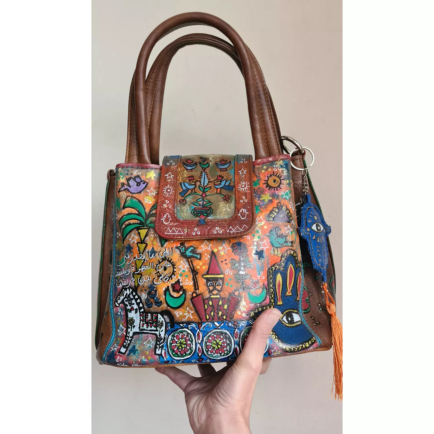 Egyptian folk art bag  hover image