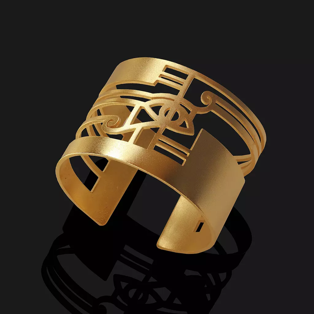 Eye of Horus cuff bracelet