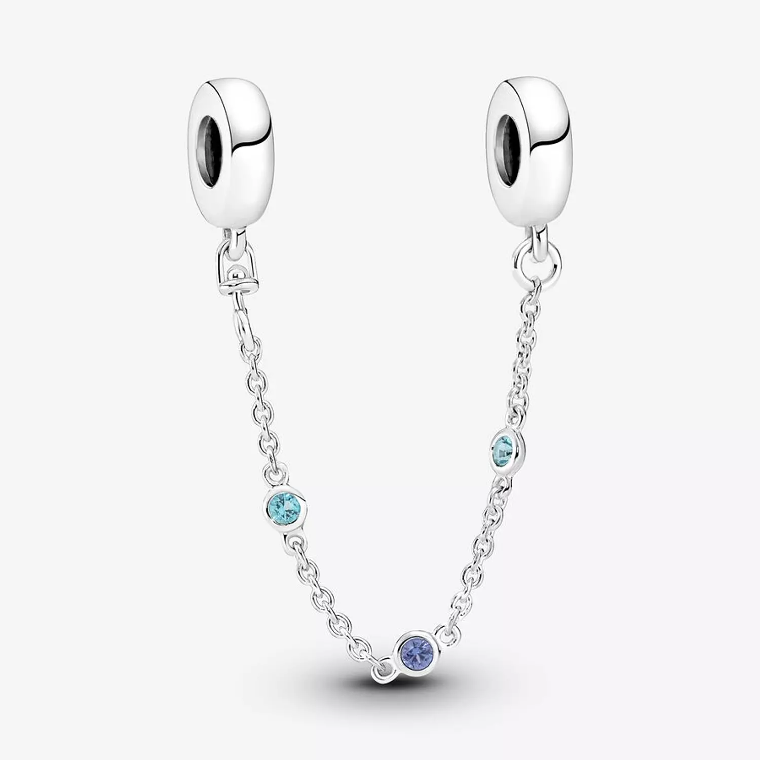 Triple Blue Stone Safety Chain hover image