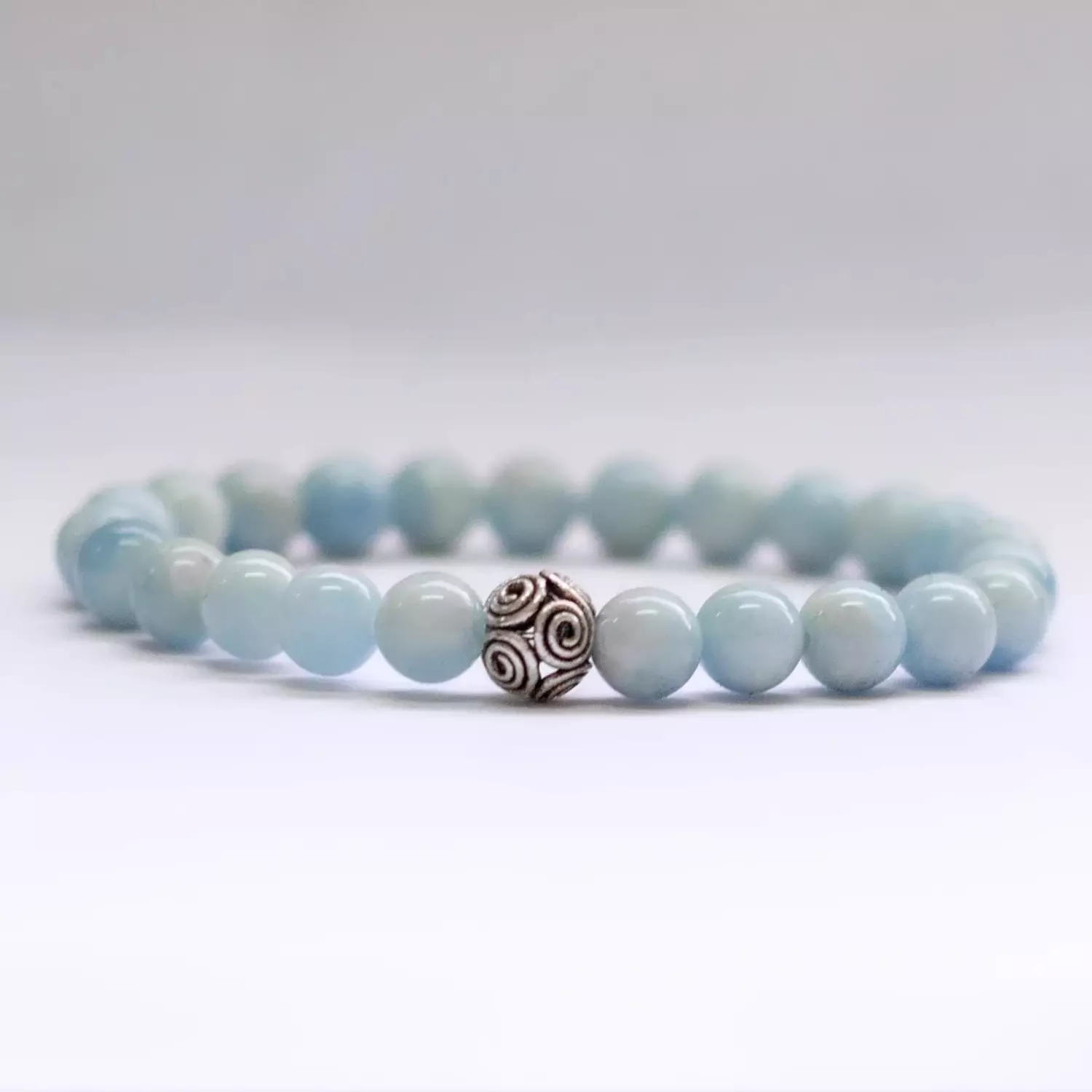 Aquamarine Bracelet 8mm hover image