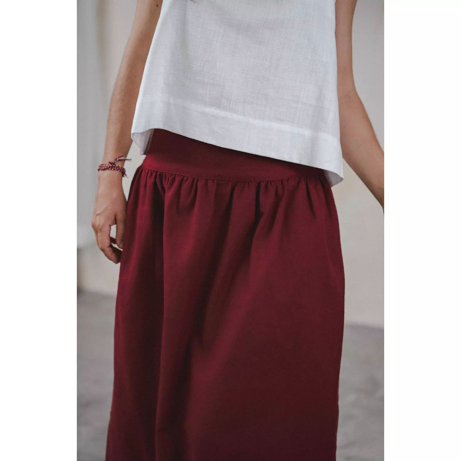 Lana Skirt Linen Cotton Blend    6