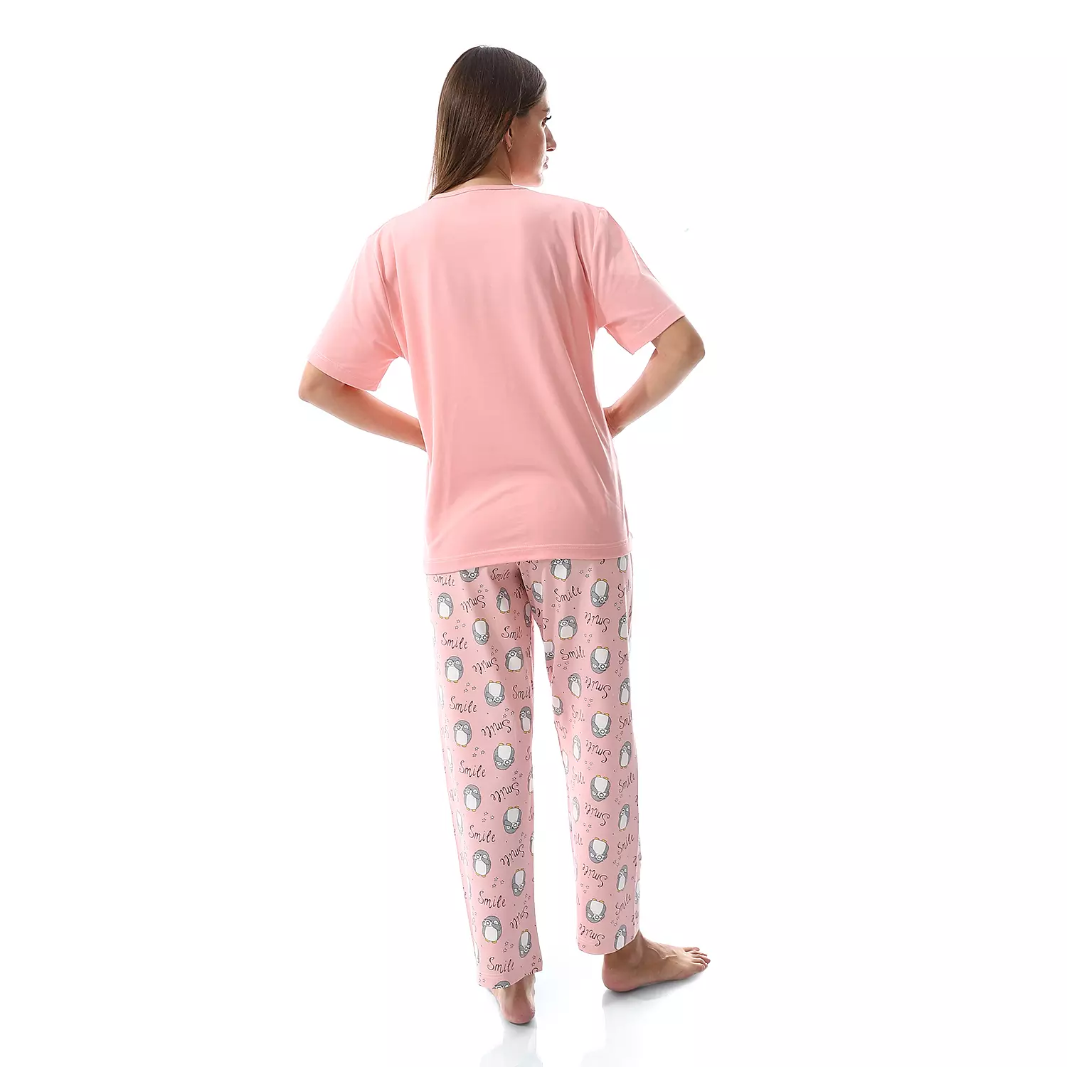 Women Smile Pj - 2475 - Pink 3