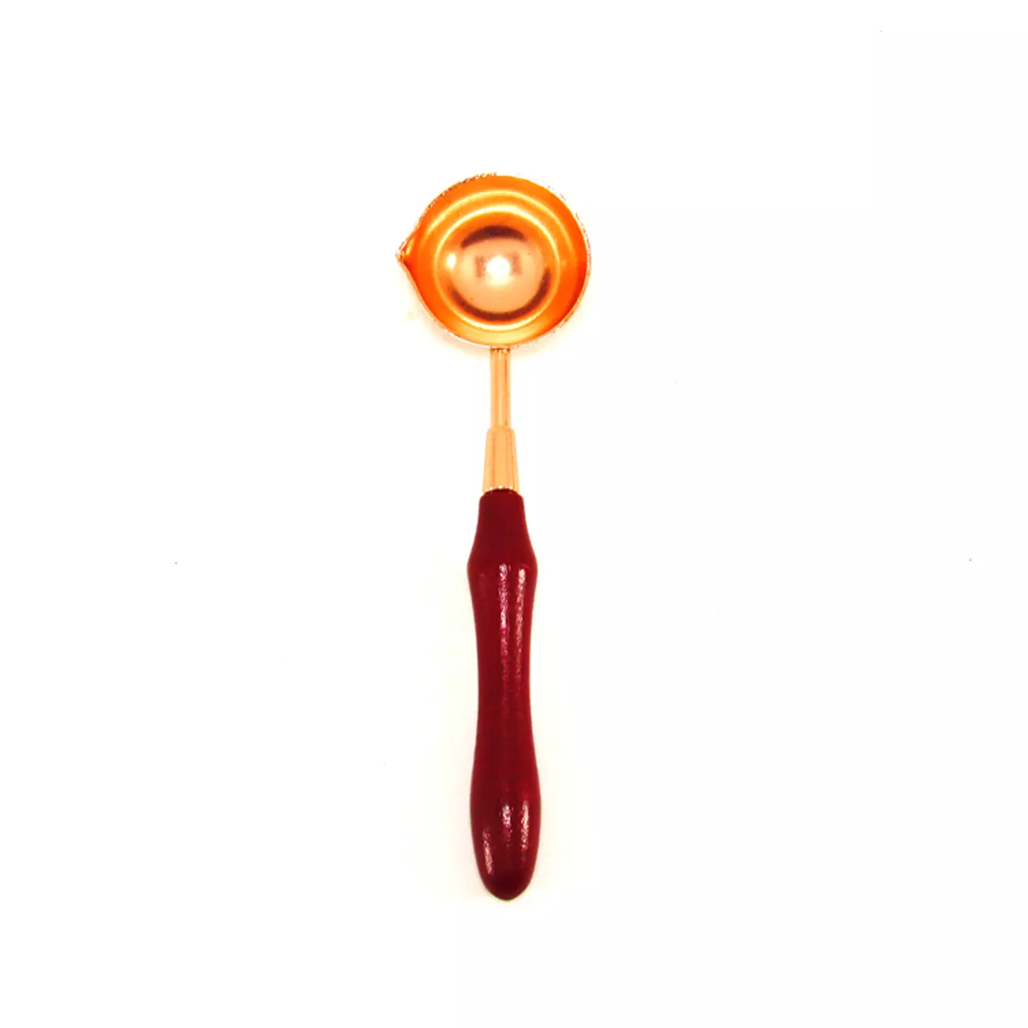 Wax seal spoon - wood hand hover image