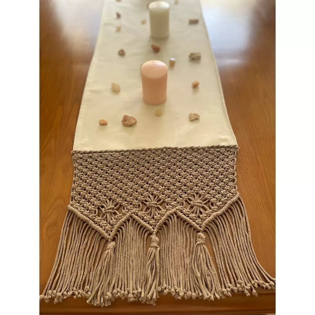 Cotton Macrame Mady Runner