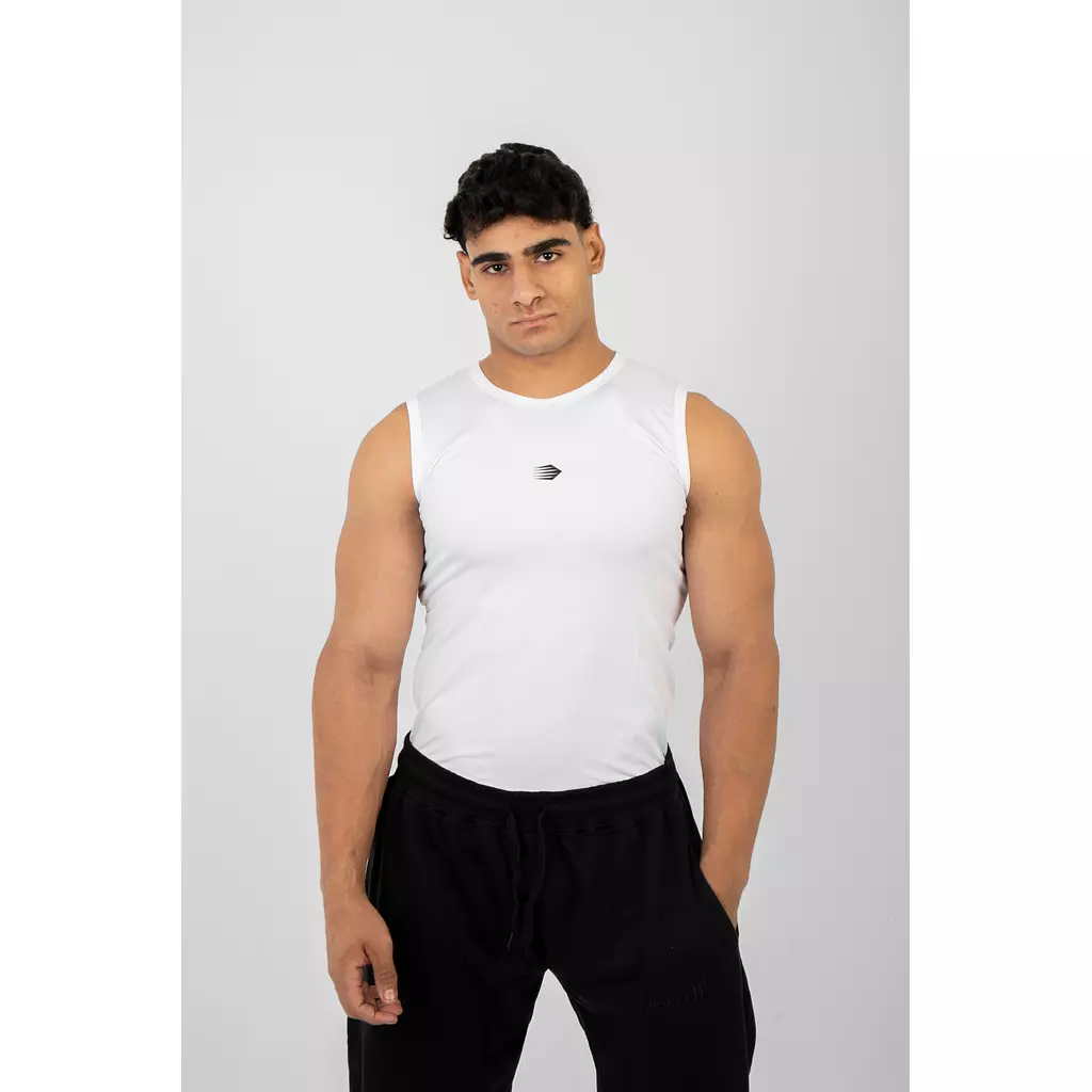 White Tank Top Compression  