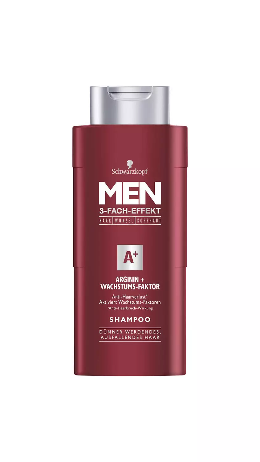 Schwarzkopf Men A+ Arginine + Growth Factor Triple Power Hair Shampoo hover image