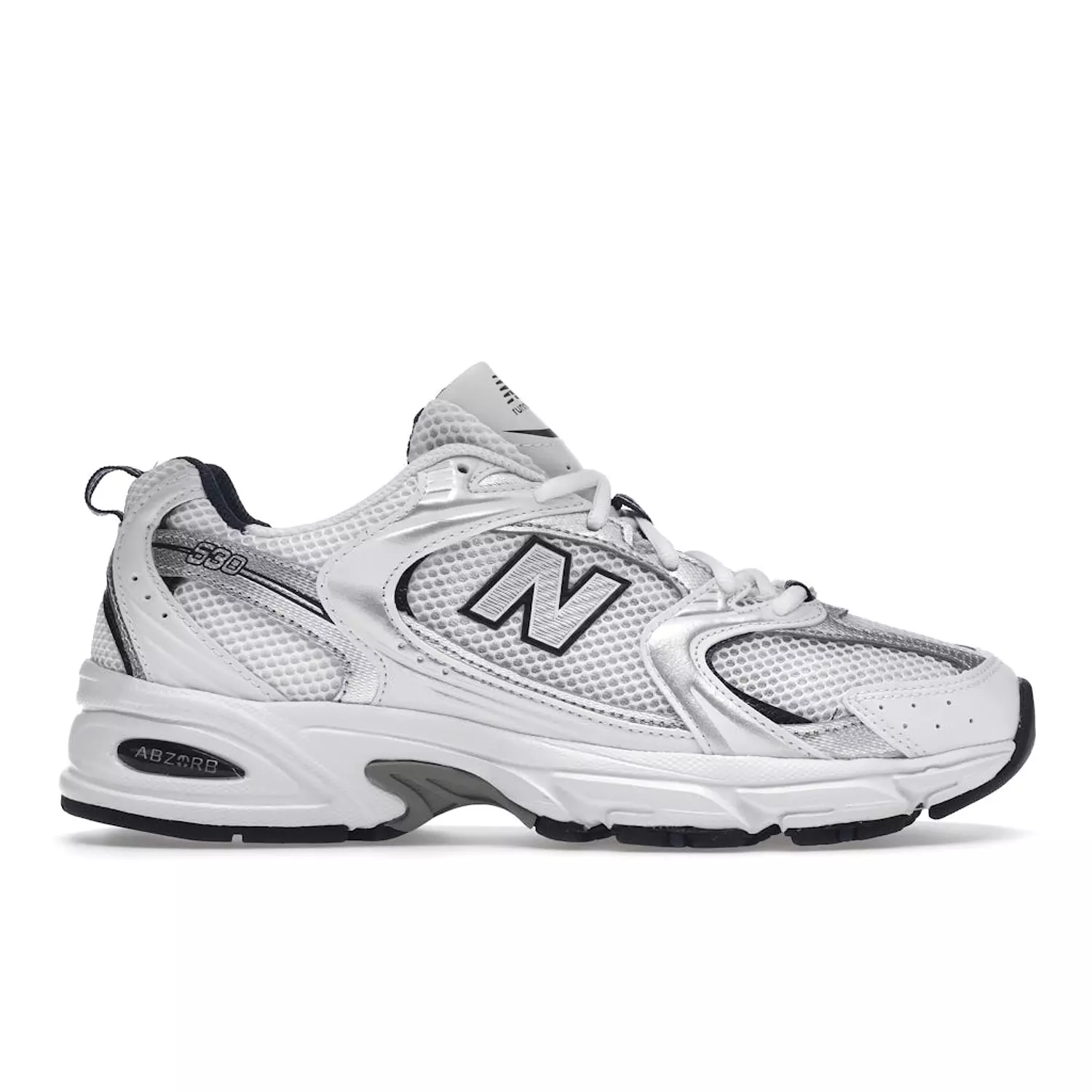 New Balance 530 White Silver Navy hover image