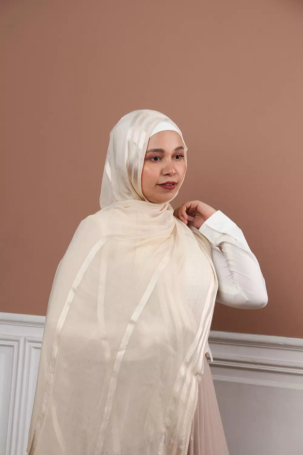 Scarf-Allure-Beige 0