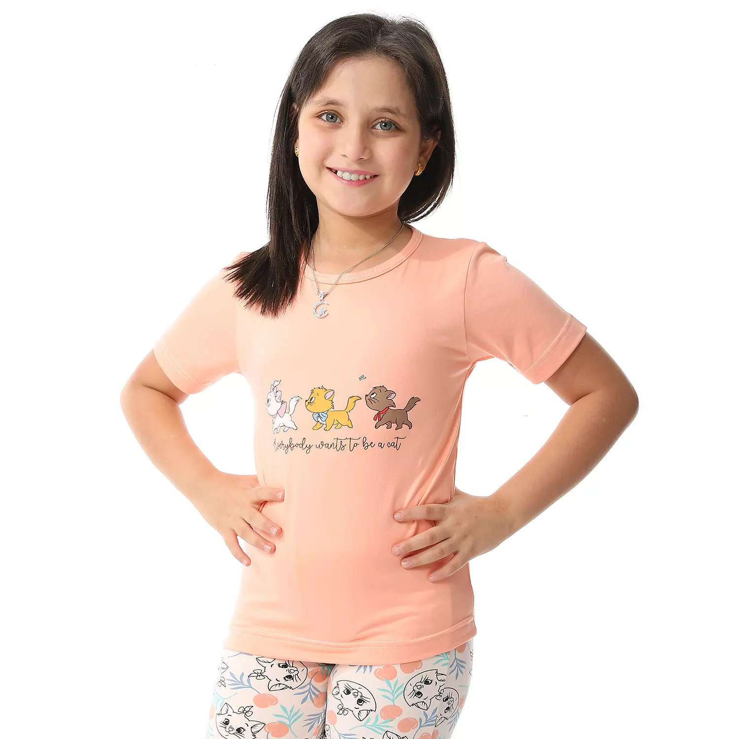 Girls Cat Pajama - Simone 2