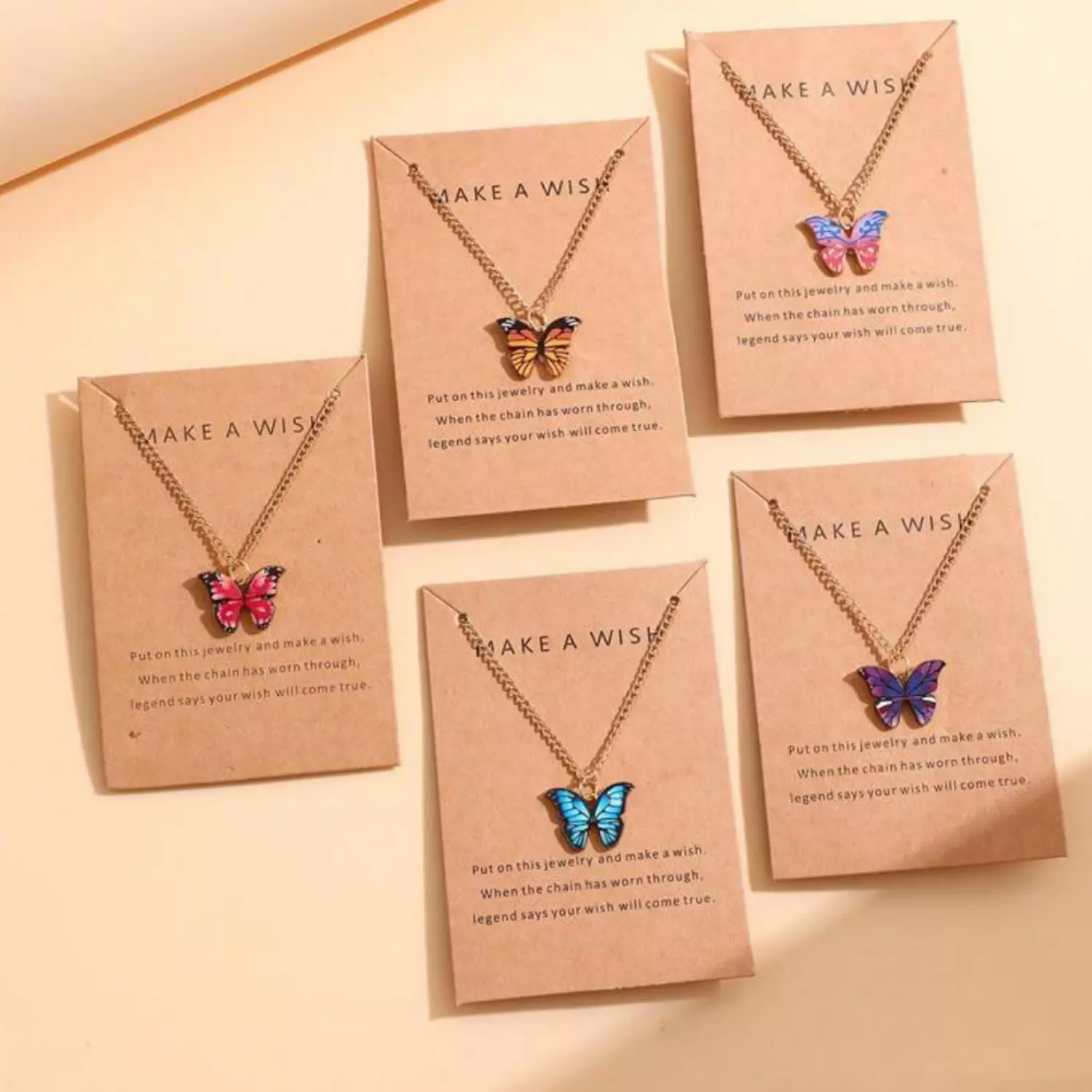 1 Pc Butterfly Necklace 2