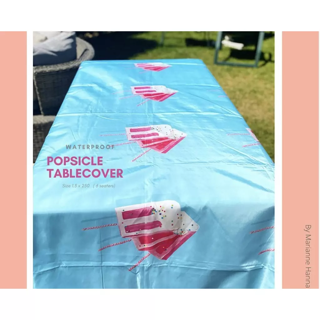 Popsicle Hand-Painted Tablecover (by Order)