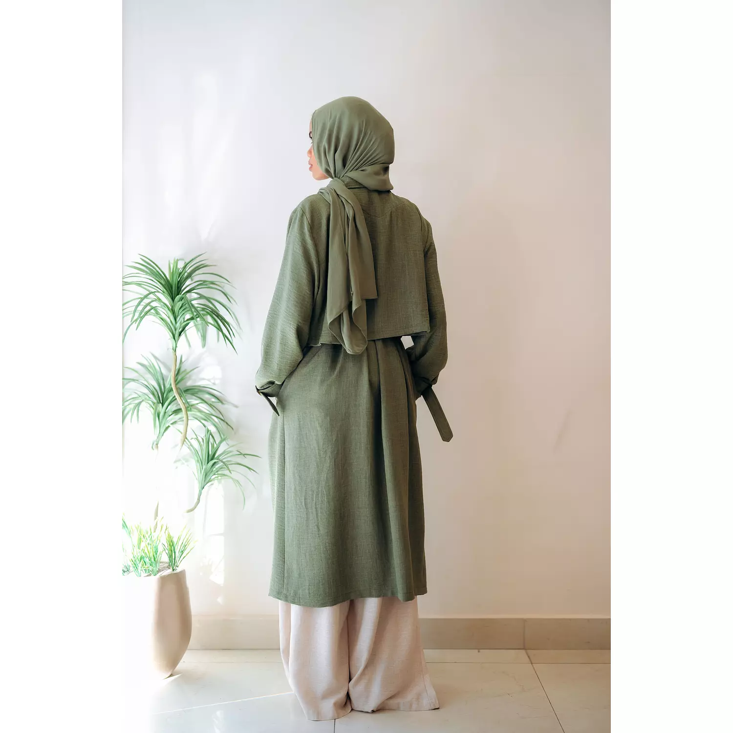 Linen Trench Coat 20