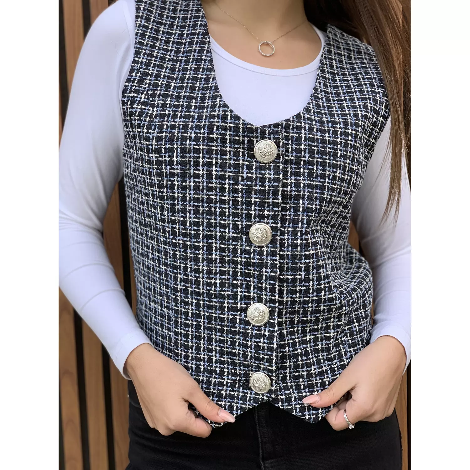 Checkered Vest 11