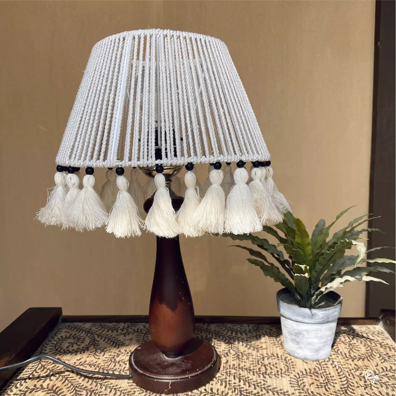 String Side Table Lamp hover image