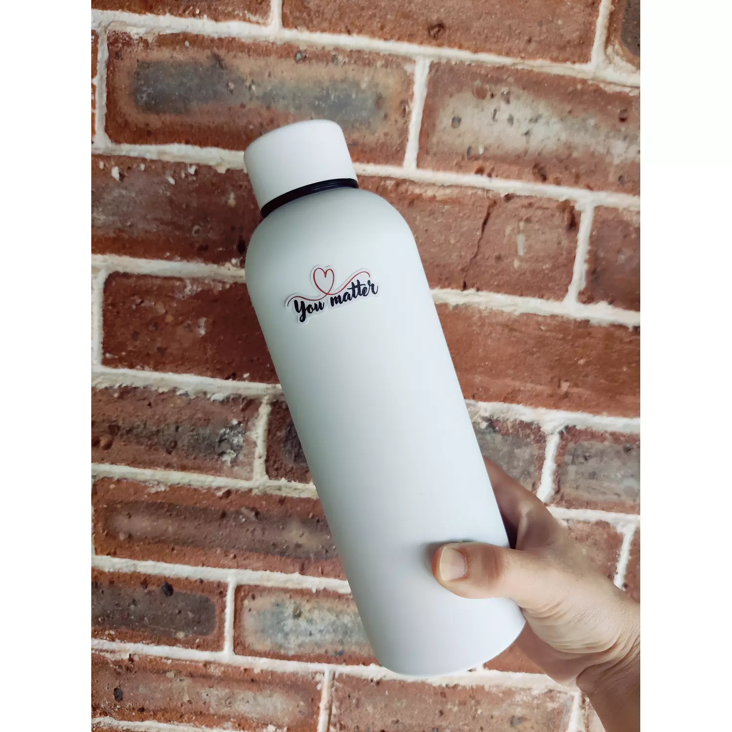 White Sippy with a Sticky   hover image