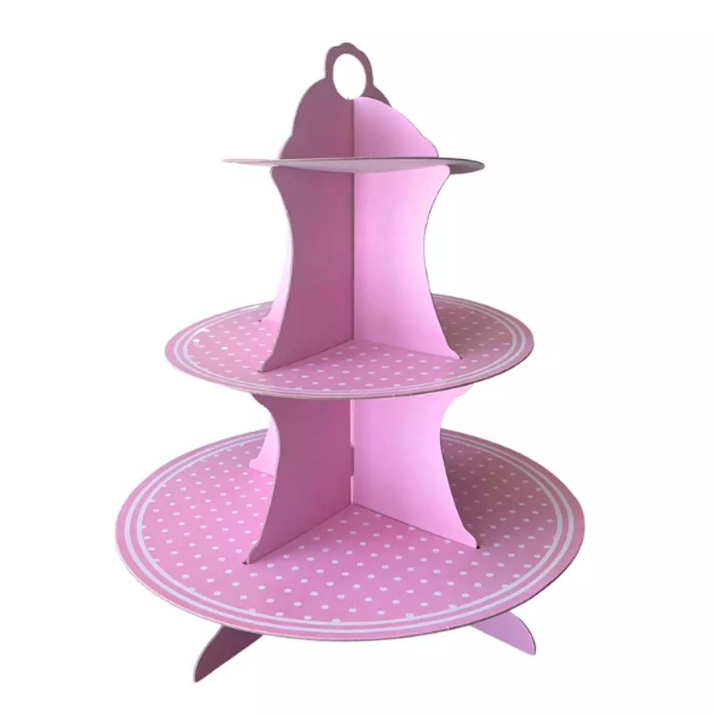Pink Carton Cupcake Stand