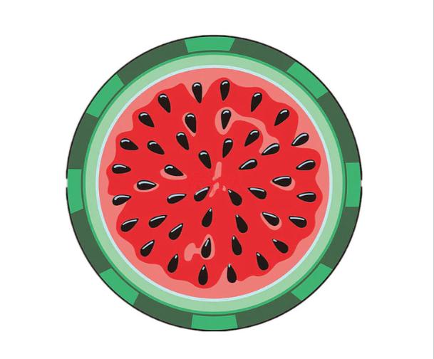 Watermelon mat