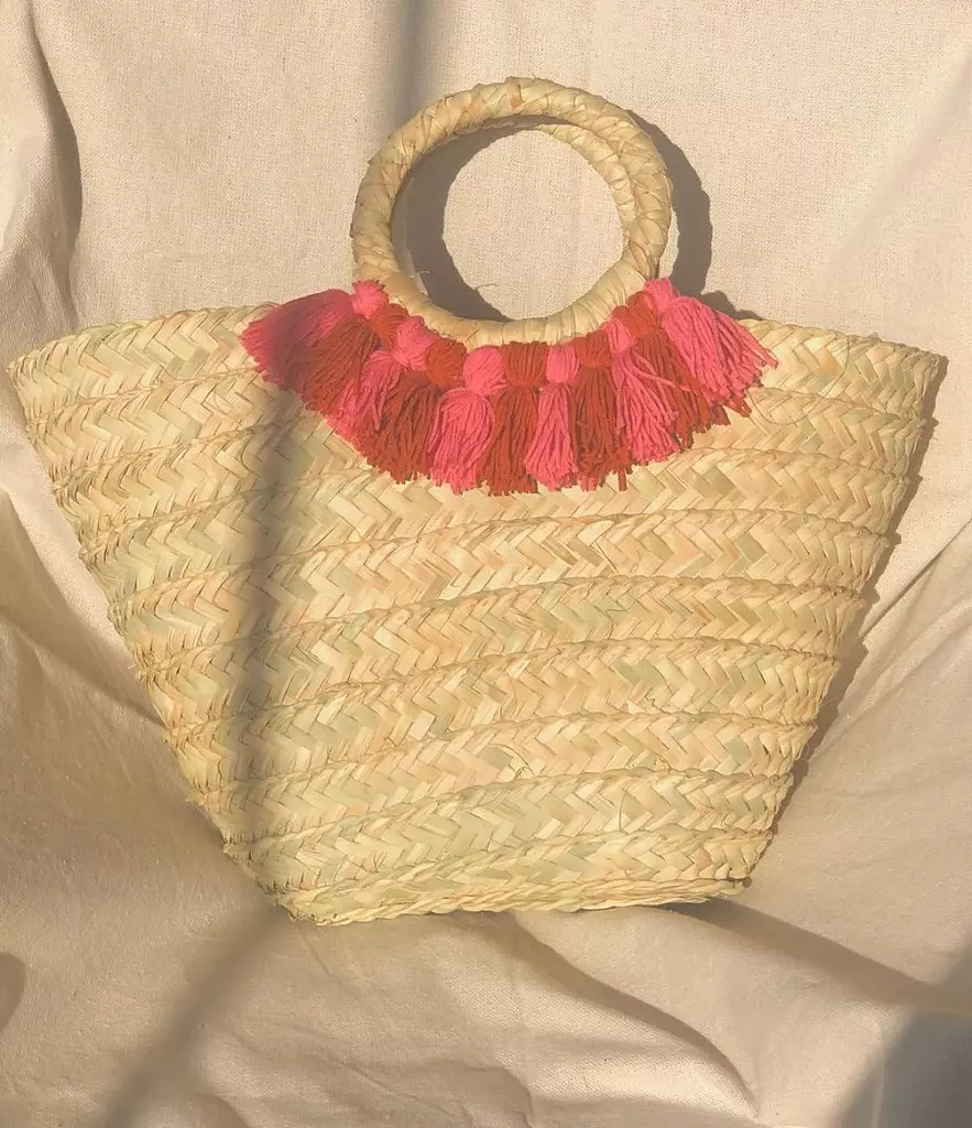 Straw Beach Bag