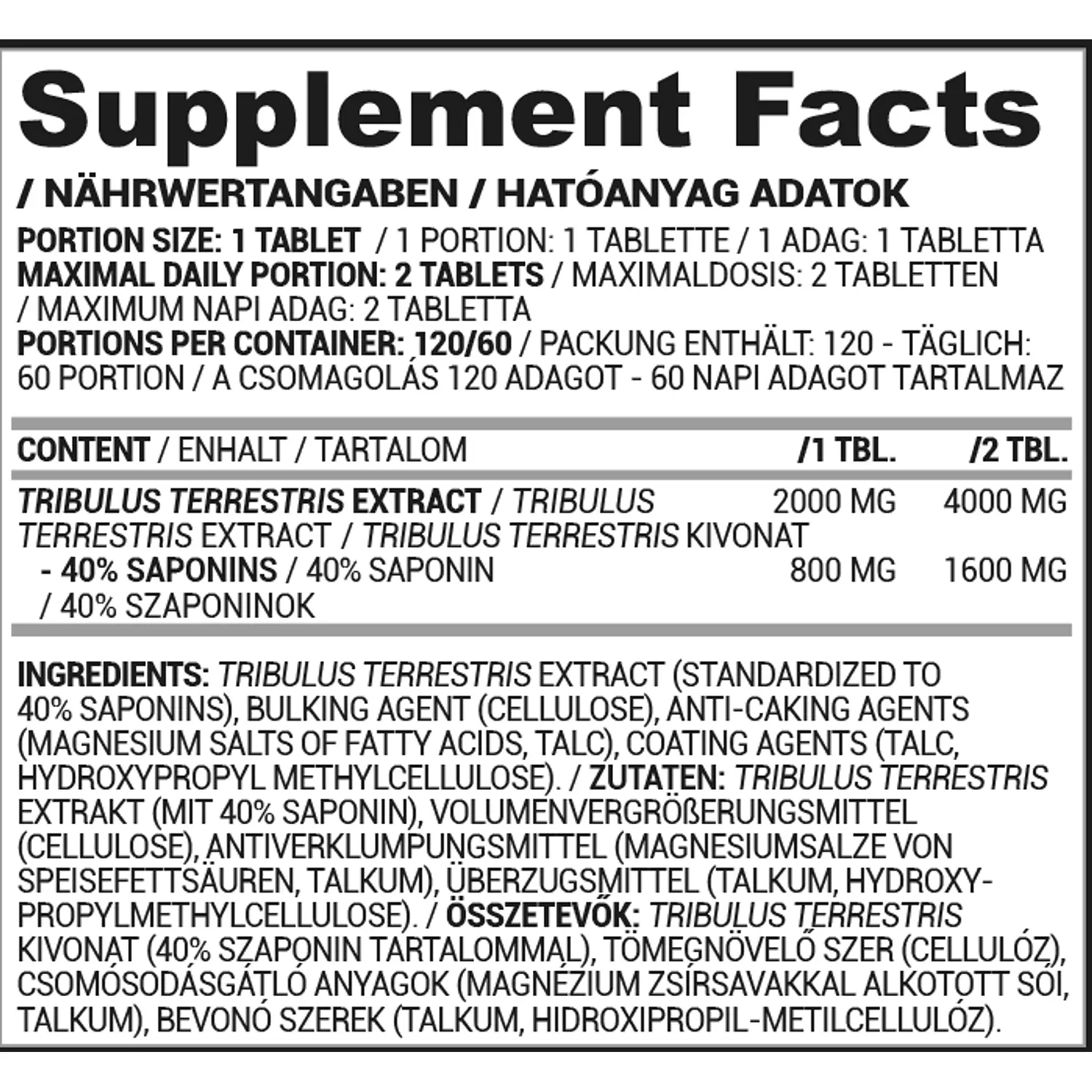 Nutriversum Tribulus Terrestris [ Testosterone Booster]-2nd-img