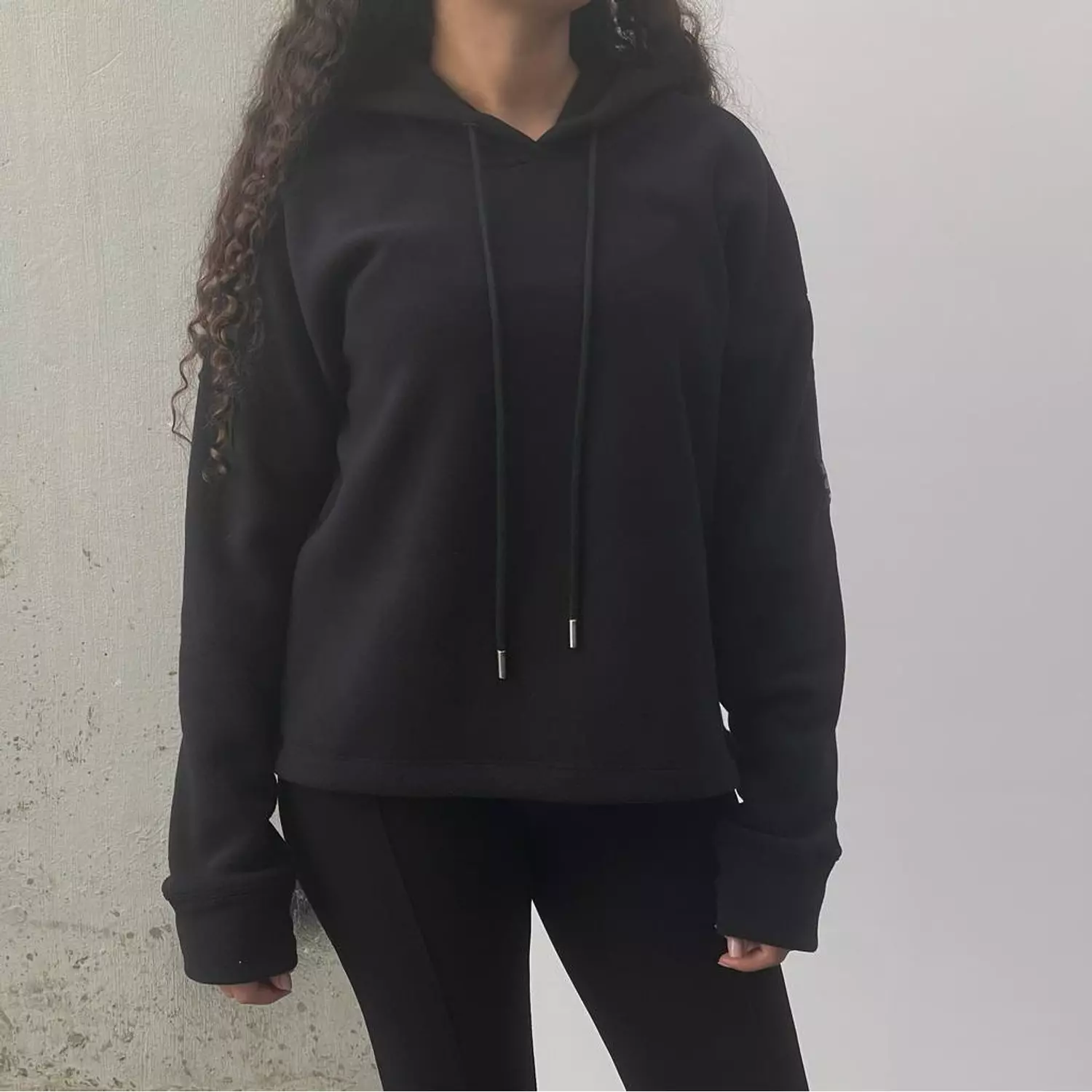 Black Tommy Hoodie 1