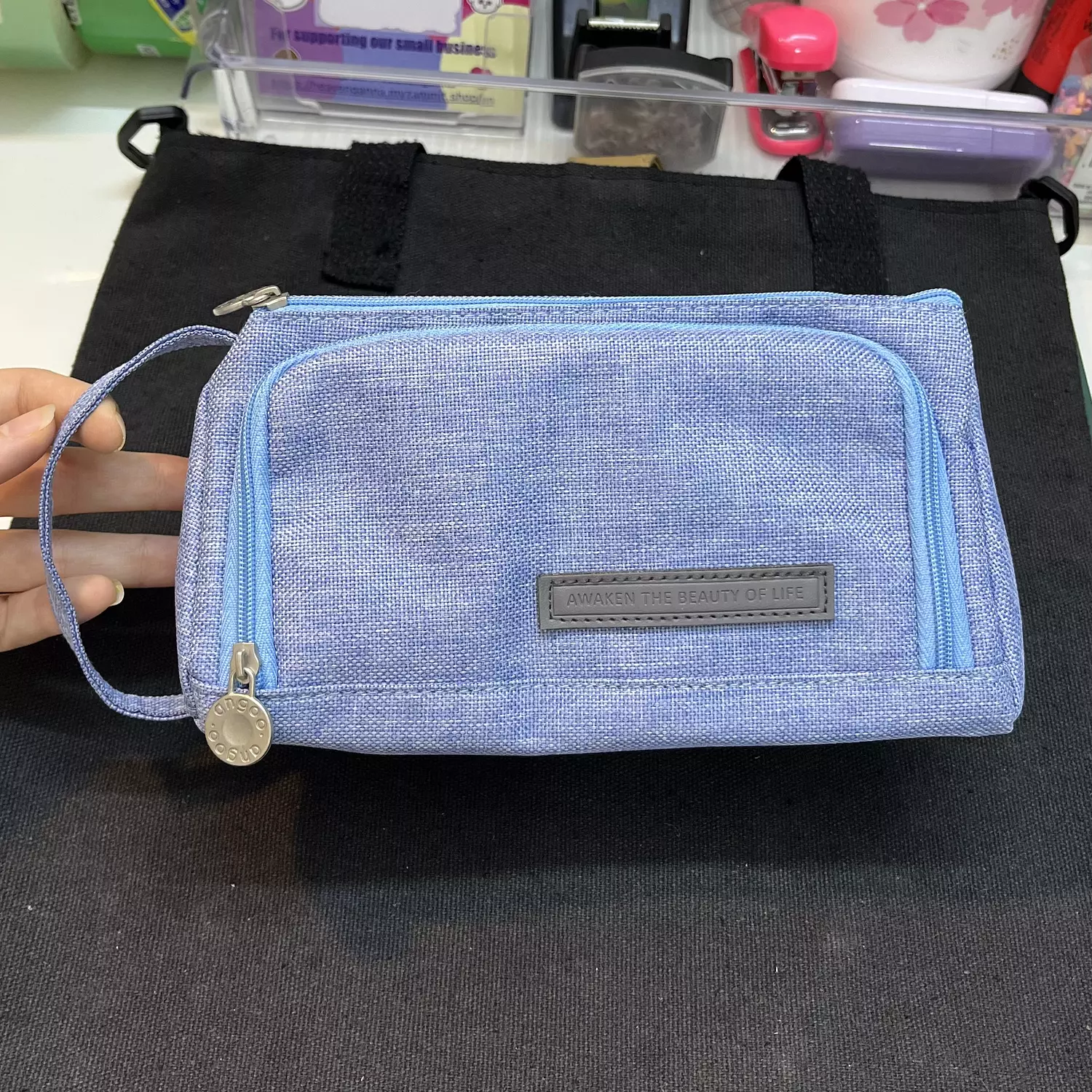 Square pencil case L 5