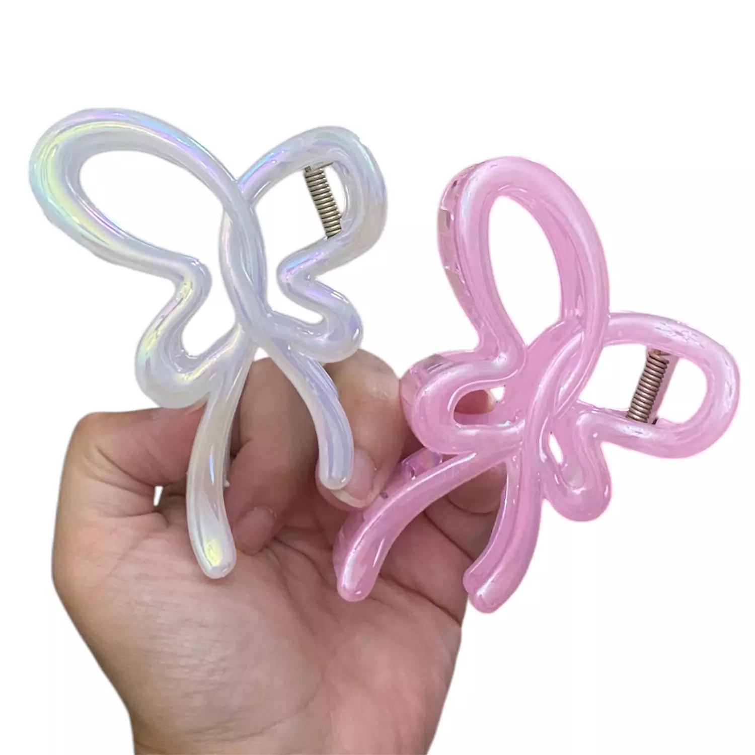 Hologram Butterfly Claw Clip - 1 Pc 1