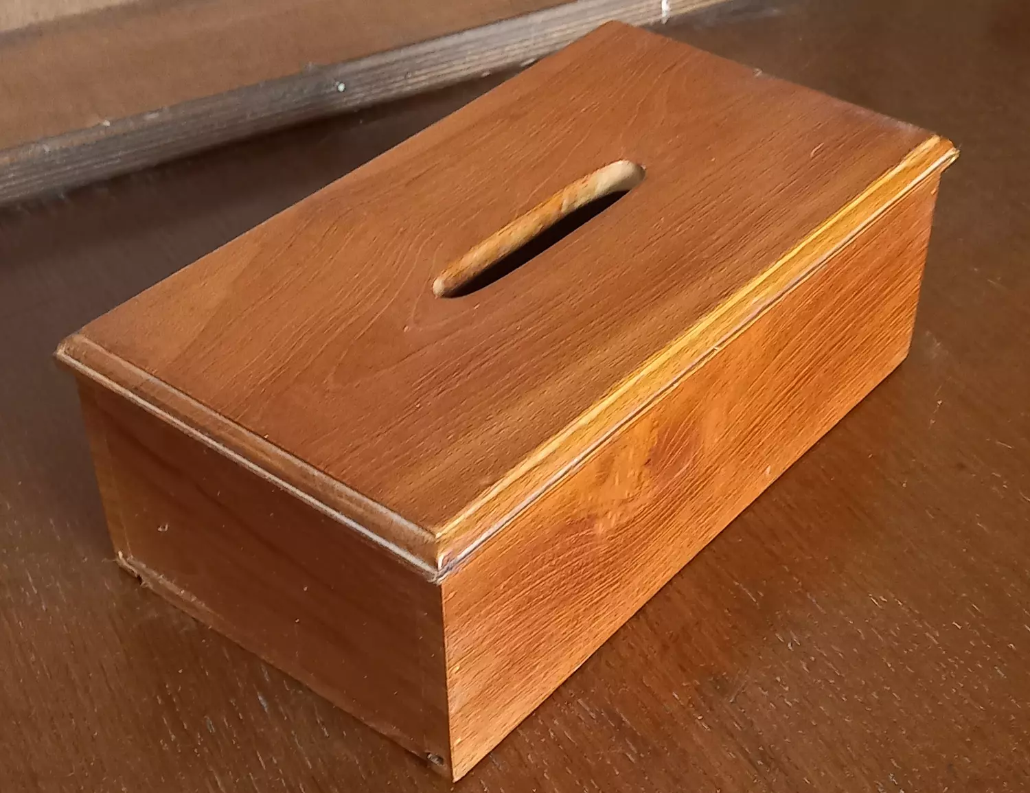 Teak Wood Tissue Box -2nd-img