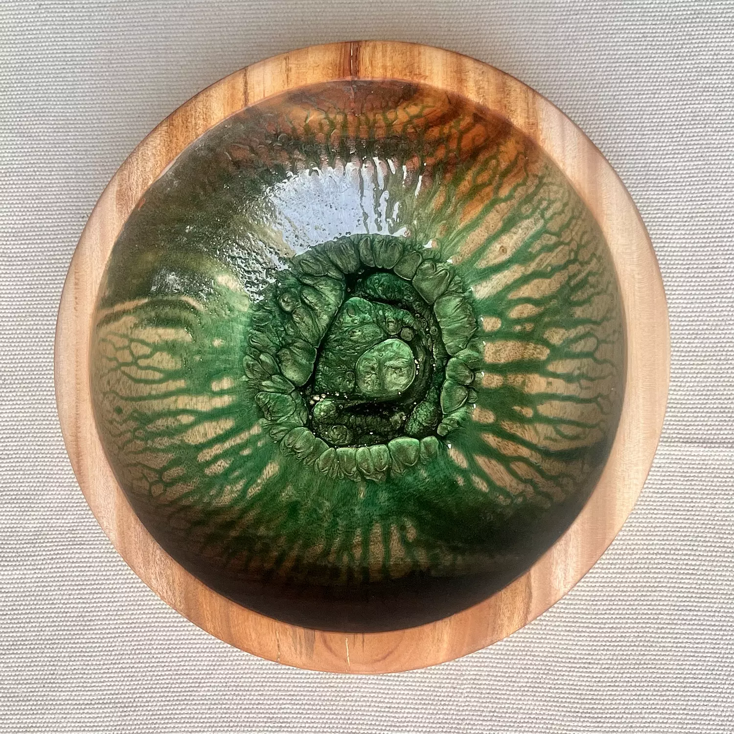 Green Mega Bowl Table Centerpiece 8