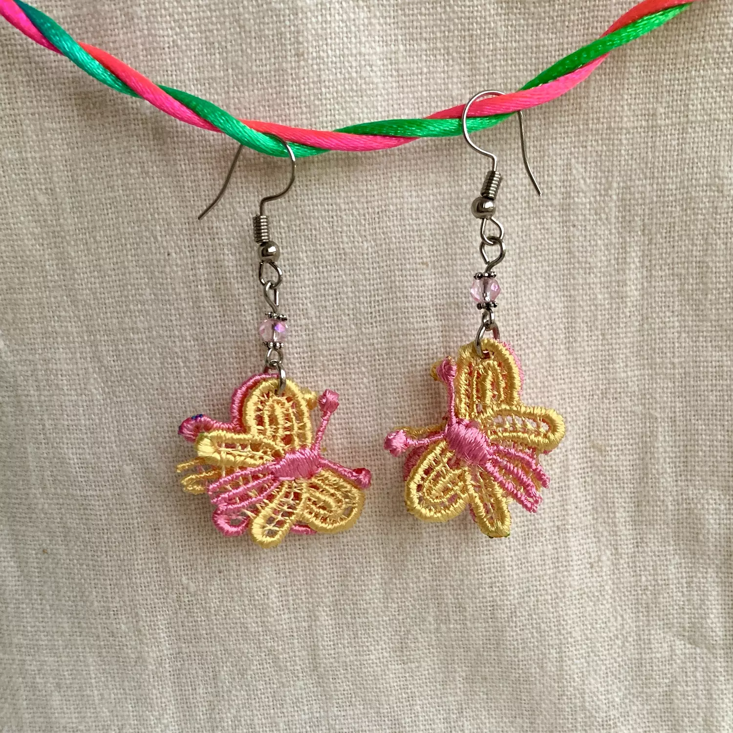 Colourful Butterflies Earrings 3