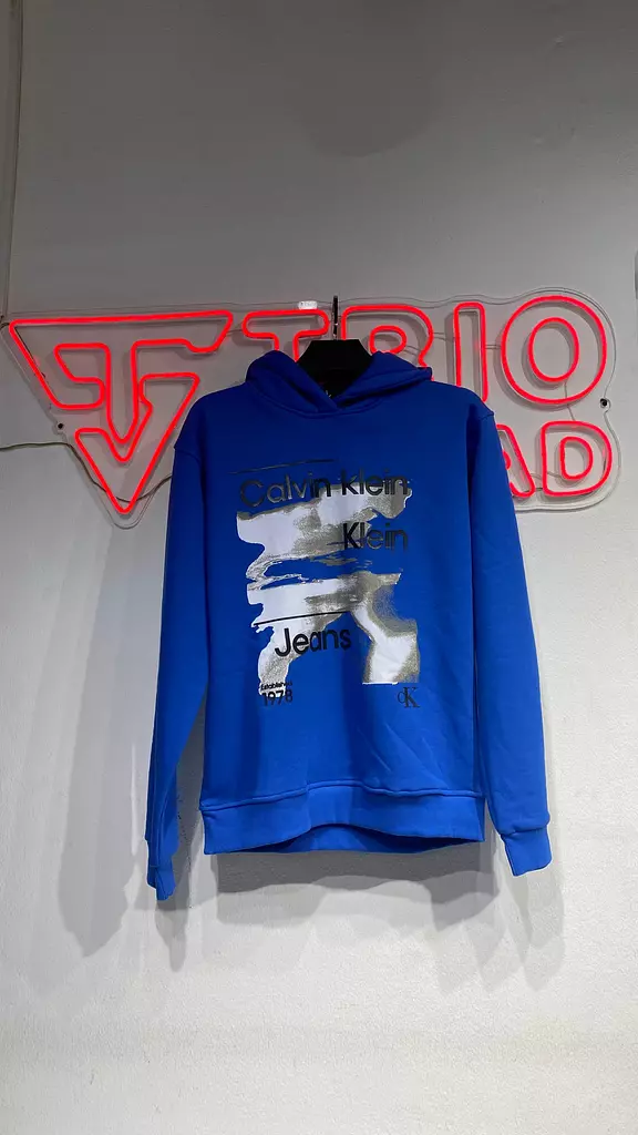  Calvin klein jeans blue hoodie