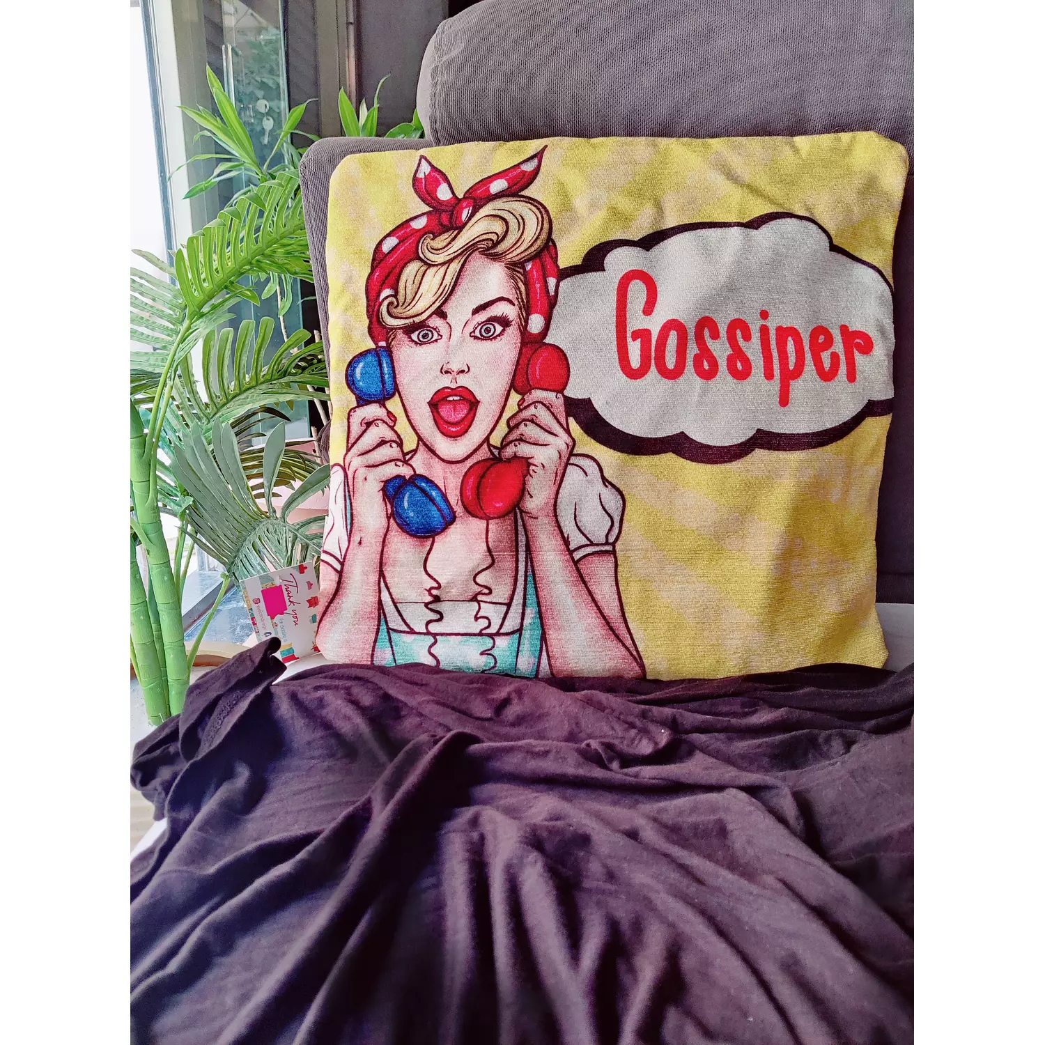 Gossiper Cushion Cover hover image