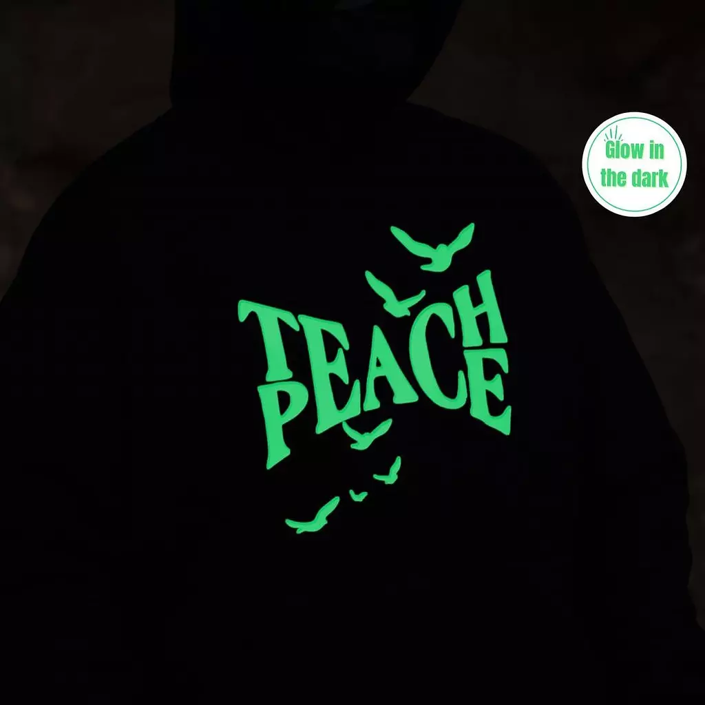 Teach Peace Glow In The Dark