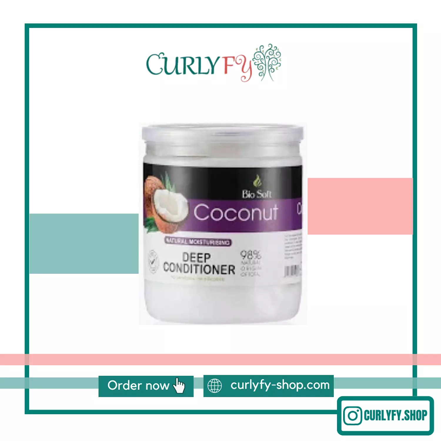 Biosoft deep conditioner with coconut hover image