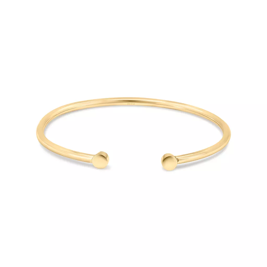 Solid Gold Bangle - B5