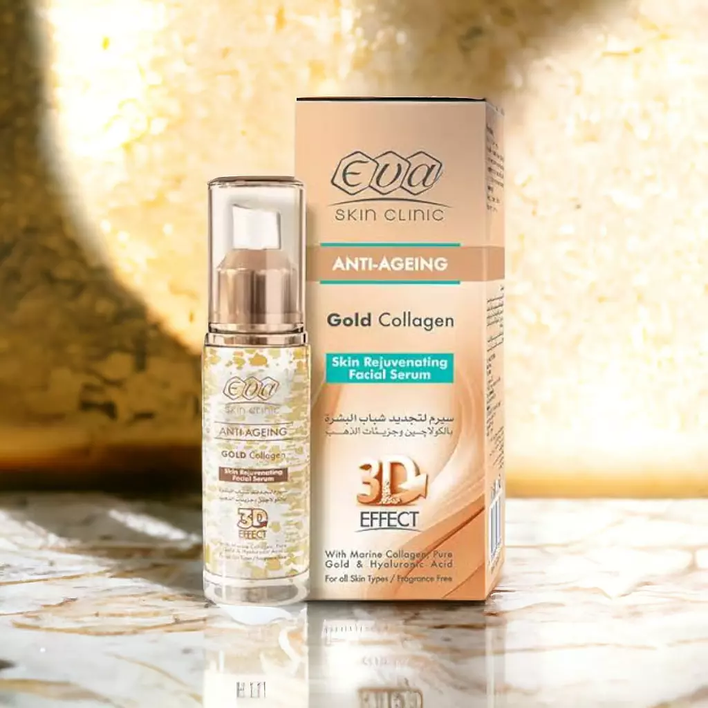 Eva Skin Clinic - Anti-ageing Gold Collagen Skin Rejuvenating Facial Serum - 30 ml