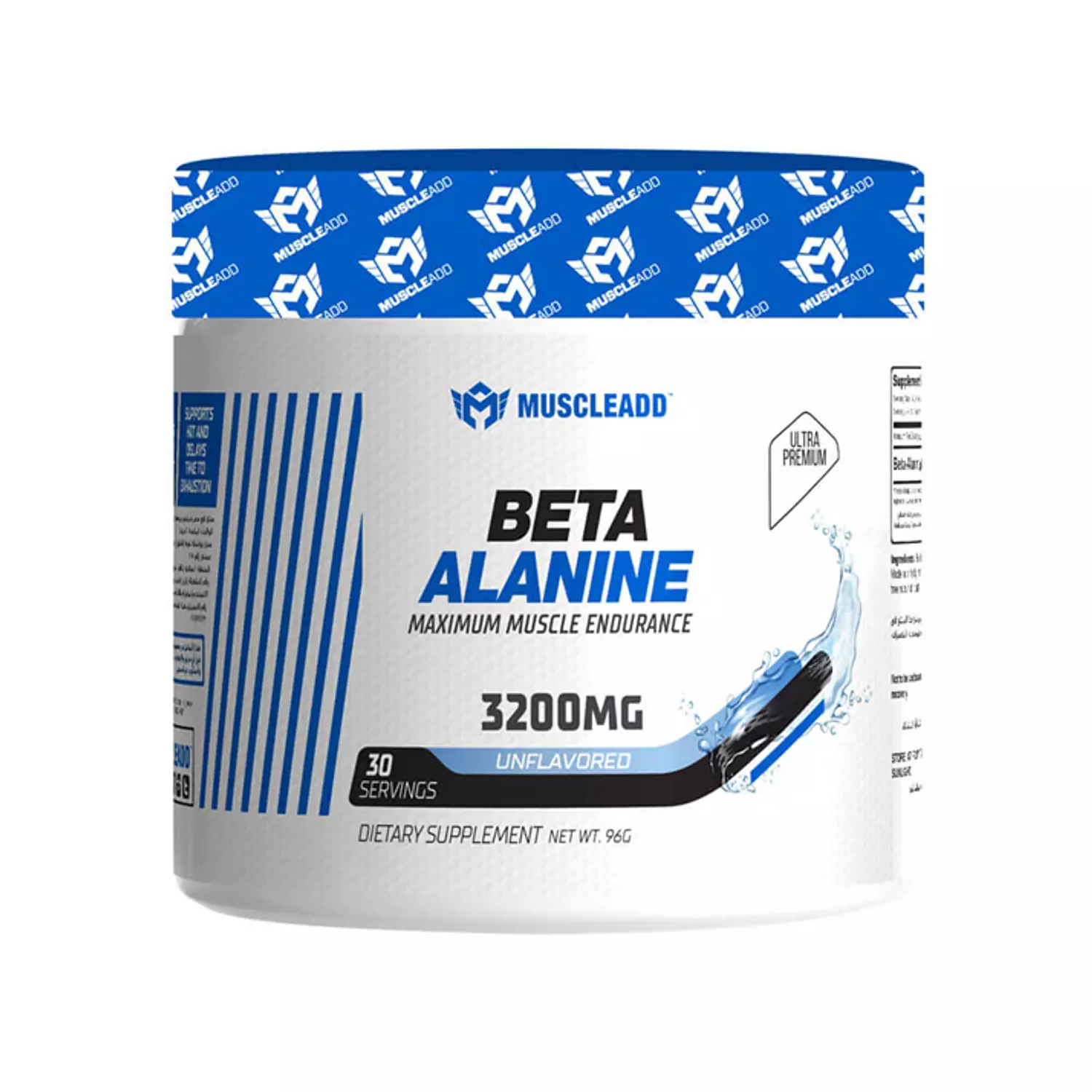 Muscle Add Beta Alanine-3200Mg-30Serv.-96G hover image