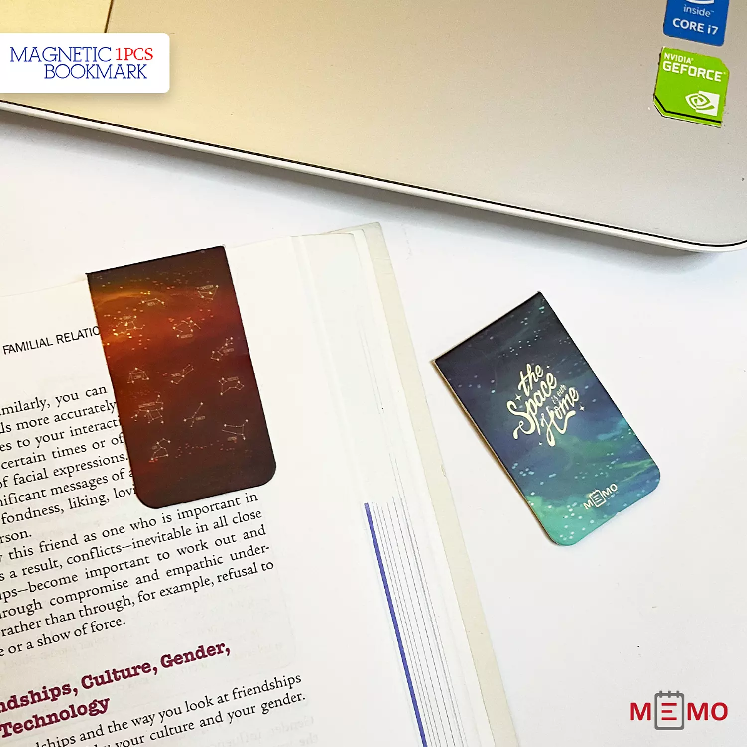Memo Magnetic Bookmark “Dreams 2" (1 pcs) -2nd-img