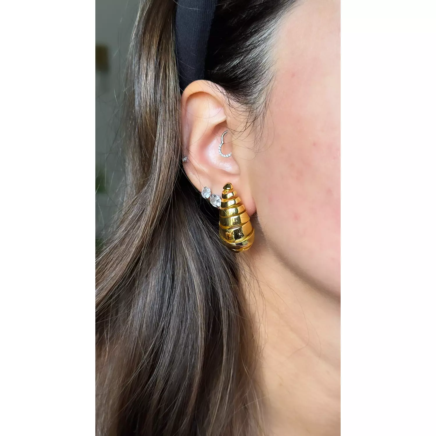 Bottega dupe earings  hover image