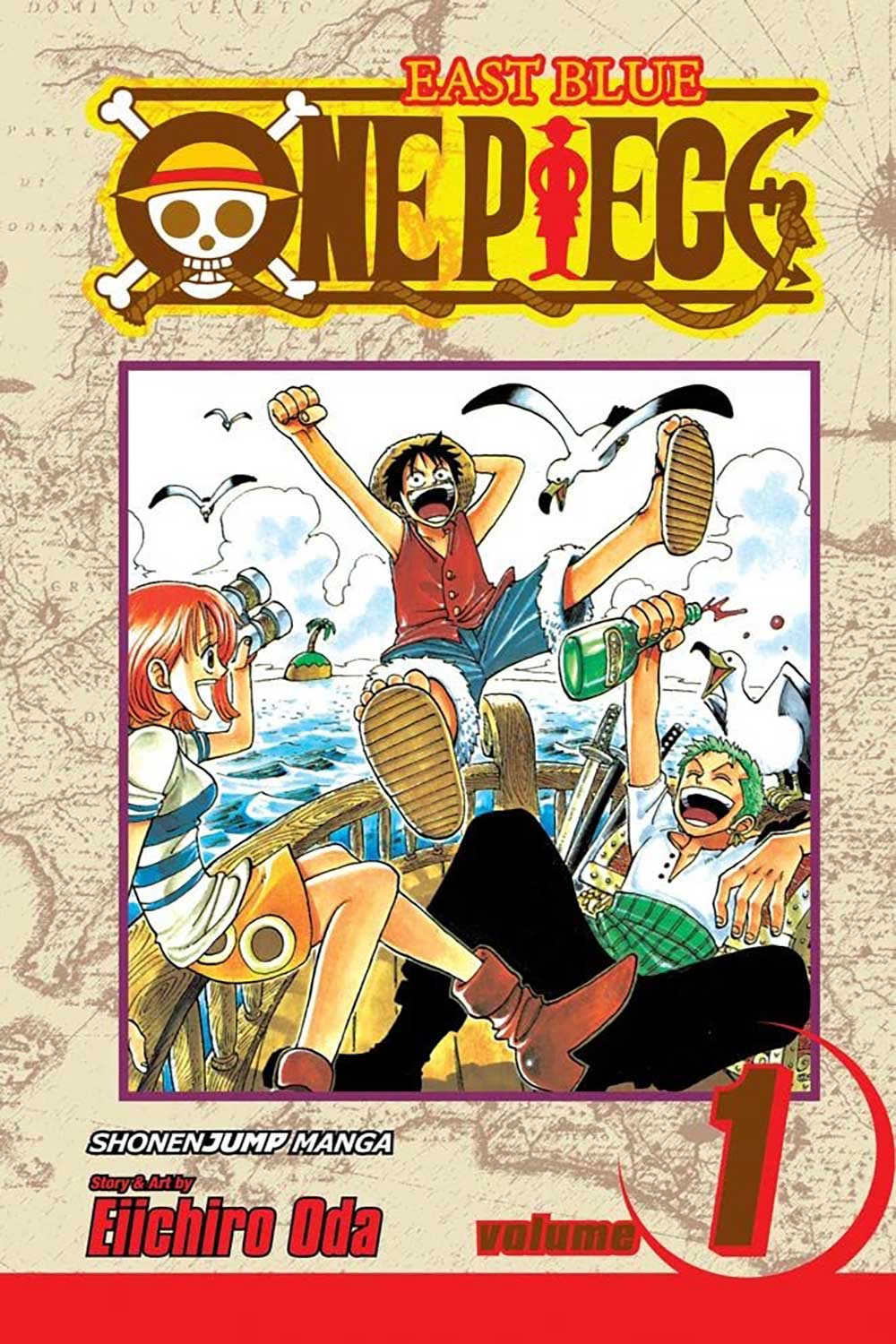 <h4><span style="color: rgb(23, 23, 23)">One Piece, Vol. 1</span></h4>